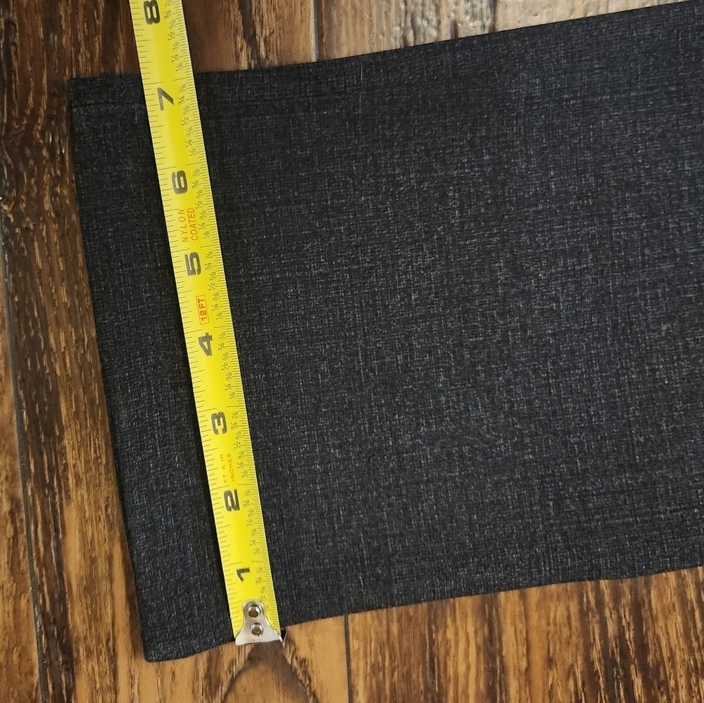 DKNY Dk Gray Straight Leg Flat Front Pants SZ Small 30" NWT - Picture 9 of 9